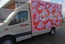 BP Rolls Signs & Graphics complete Percy Pig livery for Ocado M&S campaign