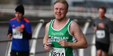 Brett Cooke runs Half Marathon for Macmillan