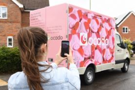 BP Rolls Signs & Graphics complete Percy Pig livery for Ocado M&S campaign