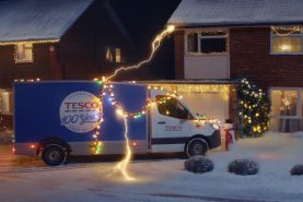 Tesco Christmas advert still 