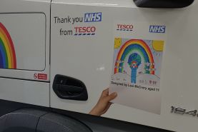 Tesco say thank you to the NHS