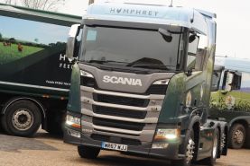New fleet Scania cab and trailer livery