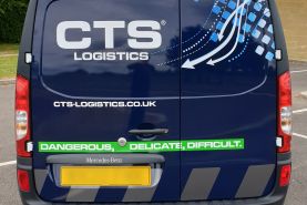 New van fleet livery for CTS Logistics